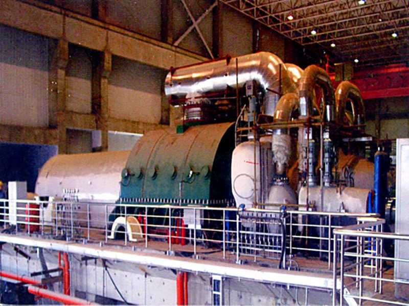 Turbo generator in a thermal power plant